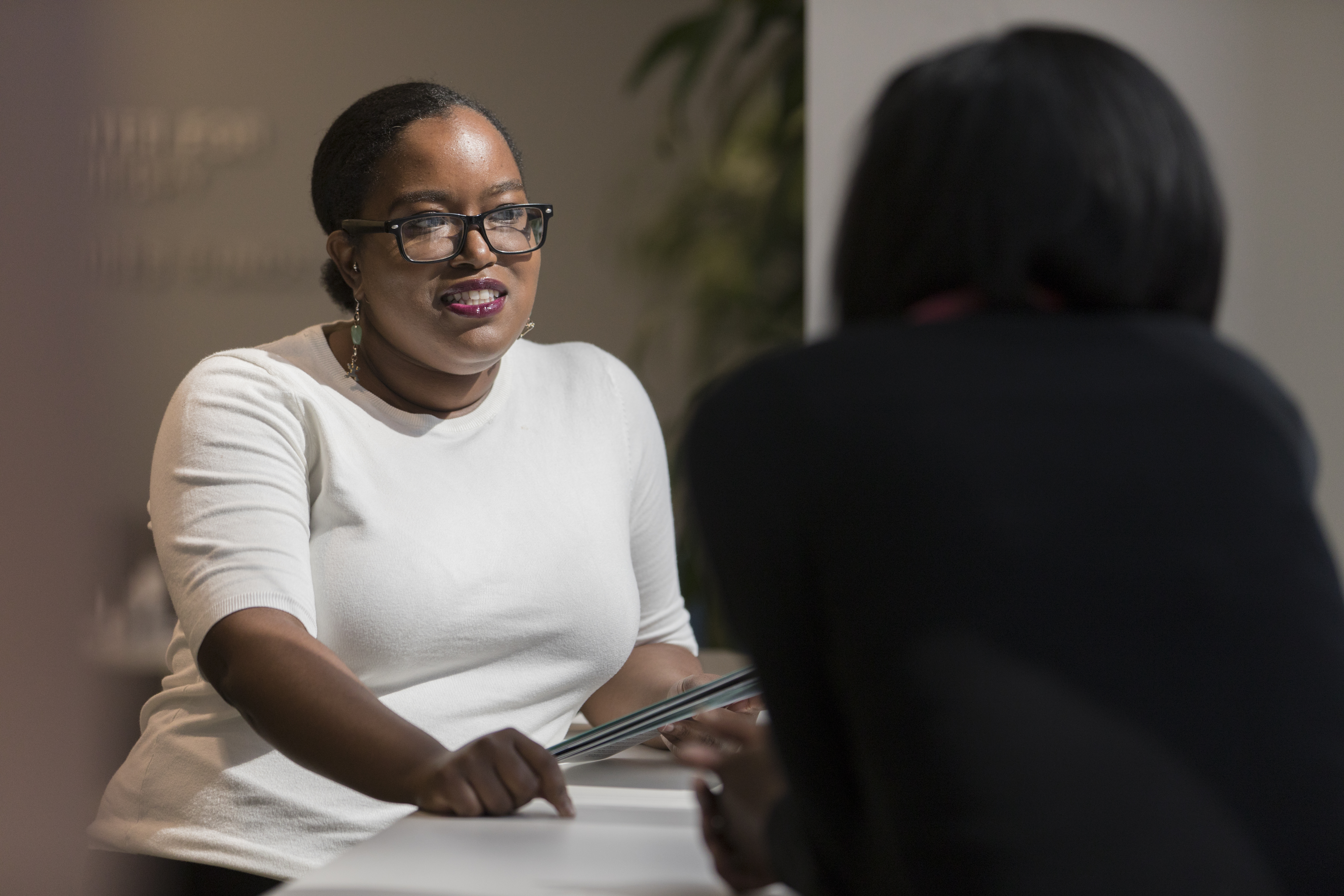 Donor Services Officer Mahogany Thaxton help donors achieve their charitable intent.