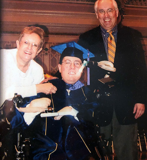 Michael and Margaret Daniels at Patrick Daniels’ 2004 graduation from University of Pittsburgh’s School of Law.