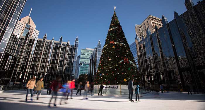 2018 Ice Skating Event at PPG Place